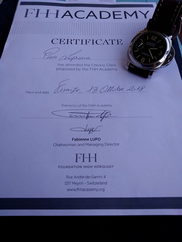 Corso FHH -Chrono Class-, Ott. 2018