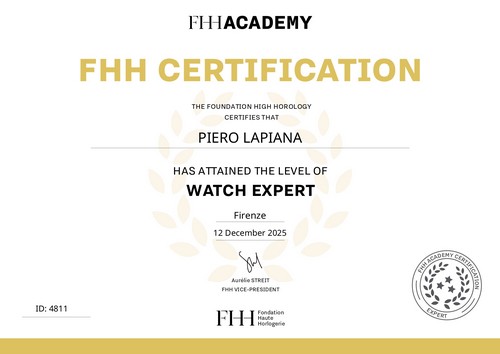 Corso FHH -Watch Expert-, Dic. 2025