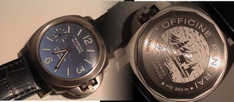 Reference PAM 00093 Luminor  A limited edition titanium automatic
