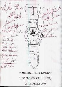 The our signatures!